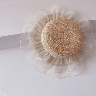 Lace Pearl Sun Hat - RYAN AND REMI