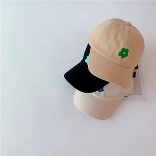 Lily Flower Embroidery Baseball Cap - RYAN AND REMI