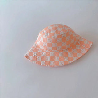 Checkered Smiley Face Bucket Hat - RYAN AND REMI