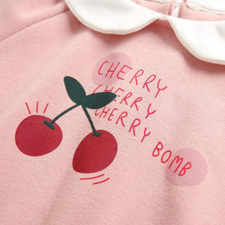 Plüsch-Bodysuit „Cherry Bomb“