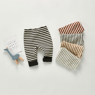 Boys Cotton Stripe Pants - RYAN AND REMI