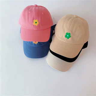 Lily Flower Embroidery Baseball Cap - RYAN AND REMI