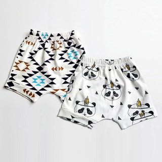 Baby Boy Soft Cotton Harem Shorts - RYAN AND REMI