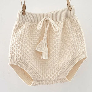 Girls Knitted Bloomer Shorts - RYAN AND REMI