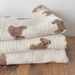 Newborn Muslin Animal Print Cotton - RYAN AND REMI