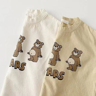 3 Little Bear Print Top - RYAN AND REMI