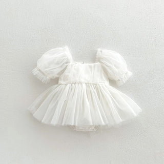 Puff Sleeve Tulle Dress - RYAN AND REMI