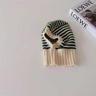 Striped Knit Ski Hat - RYAN AND REMI