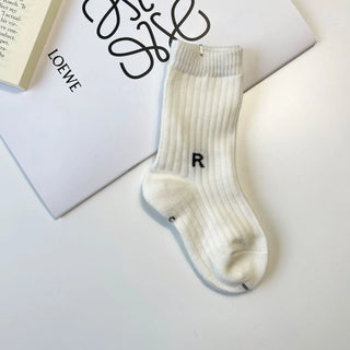 Letter R Cotton Cute Baby Socks - RYAN AND REMI