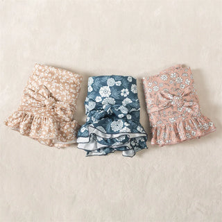 Baby Ruffle Swaddle Blanket - RYAN AND REMI