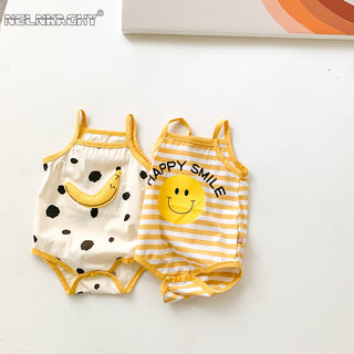 Yellow Mellow Smile bodysuit - RYAN AND REMI