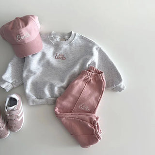 Loved Sweatshirt Jogger Set - RYAN AND REMI