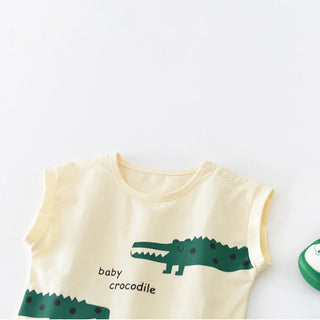 Baby Crocodile Shorts Set - RYAN AND REMI