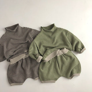 High Neck Knitted Pullover Sweater - RYAN AND REMI