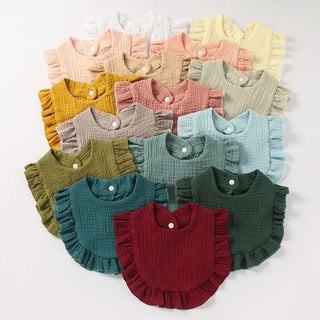 Muslin Cotton Feeding Bibs - RYAN AND REMI