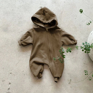 Casual Hooded Jumpsuit