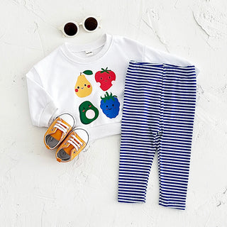 Fruit Pullover Pants Set