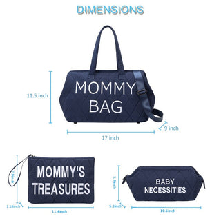 Quilted Waterproof Maternity Travel Bags - RYAN AND REMI