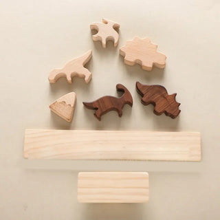 Wooden Animal Balancing Block Game - RYAN AND REMI