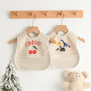 Cartoon Baby Feeding Bibs - RYAN AND REMI