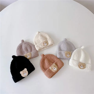 Baby Cozy Teddy Bear Hat - RYAN AND REMI