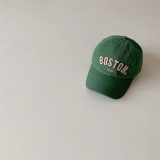 Boston Embroidered Baseball Cap - RYAN AND REMI