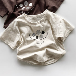 Short Sleeves Cotton Cute T-shirt Boys Tops - RYAN AND REMI