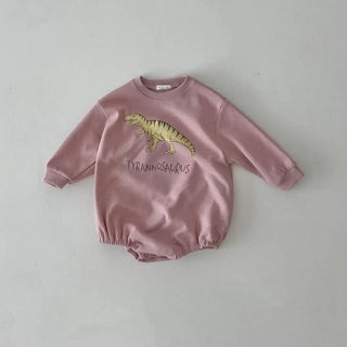 Dinosaur Long Sleeve Sweatshirt Bodysuit - RYAN AND REMI