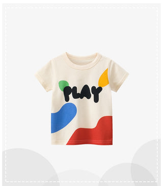 Play Graffiti Print T-Shirt - RYAN AND REMI