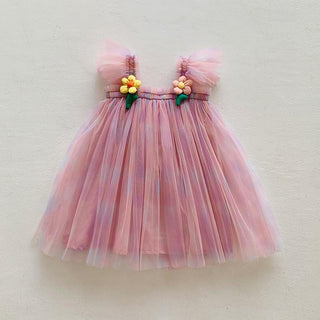 Sunflower Princess Tulle Dress - RYAN AND REMI