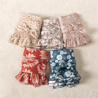 Baby Ruffle Swaddle Blanket - RYAN AND REMI