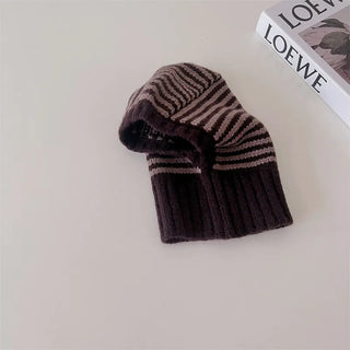 Striped Knit Ski Hat - RYAN AND REMI