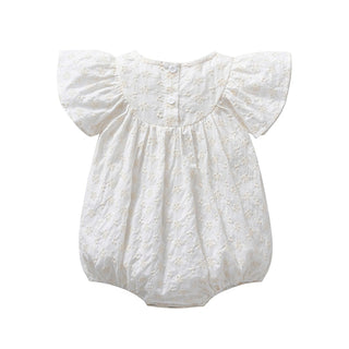 Short sleeve Cotton Spring Romper. - RYAN AND REMI