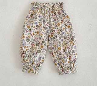 Girls Floral Loose Pants - RYAN AND REMI