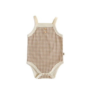 Baby Girl Plaid Camisole Bodysuit - RYAN AND REMI