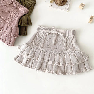 Knitted Pleated Shorts