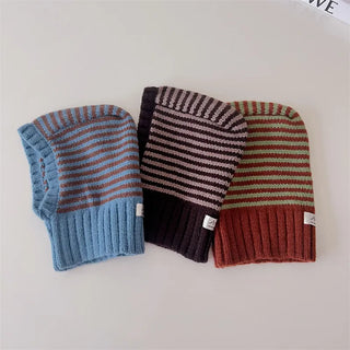 Striped Knit Ski Hat - RYAN AND REMI