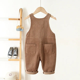 Corduroy Heart Print Jumpsuit - RYAN AND REMI