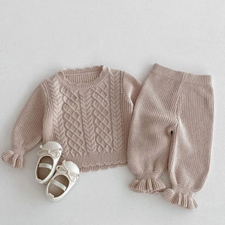 Lounge-Set mit Strickpullover