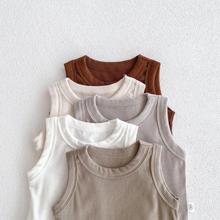 Solid Round Neck Bodysuit - RYAN AND REMI