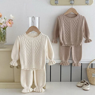 Lounge-Set mit Strickpullover