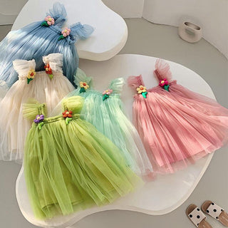 Sunflower Princess Tulle Dress - RYAN AND REMI