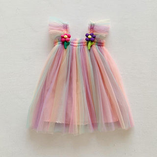 Sunflower Princess Tulle Dress - RYAN AND REMI