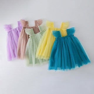 Tulle Lace Vestidos Party Kids Dresses - RYAN AND REMI