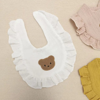 Muslin Teddy Bear Linen Apron - RYAN AND REMI