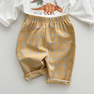 Baby Boy Plaid Pants - RYAN AND REMI