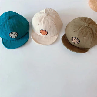 Smile Embroidered  Casual Baseball Cap Hat - RYAN AND REMI