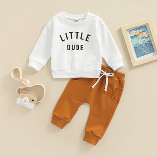 Baby Boy Letter Casual Toddler Set - RYAN AND REMI