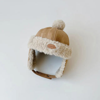 Kids Mongolian Velvet Warm Winter Hat - RYAN AND REMI