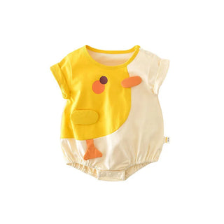 Sommer-Bodysuit mit kleinem Huhn